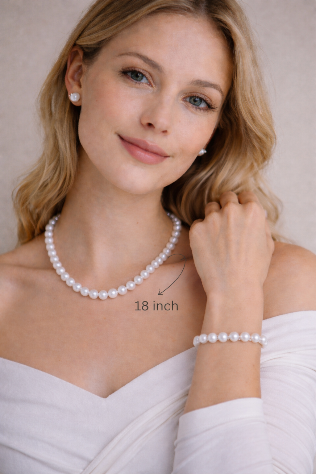 Freshwater Cultured Pearl Necklace Set
